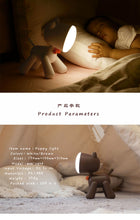 Load image into Gallery viewer, Baby Night Light, Cute Puppy Night Light for Kids, Soft Silicone Kids Night Light Rechargeable LED Touch Lamp, - For Babies and Toddlers - NEW IN CANADA | by BebeZar