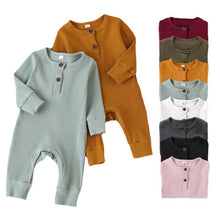 Load image into Gallery viewer, Long Sleeve Baby Romper