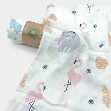 Load image into Gallery viewer, BebeZar 100% Bamboo Muslin Swaddle Blanket - 2 Packs 120x120 cm Square Nursery Swaddle Blanket - NEW IN CANADA
