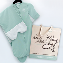 Load image into Gallery viewer, The Butterfly Swaddle: All-in-One Organic Swaddle, Sleep Sack and Transitioning System
